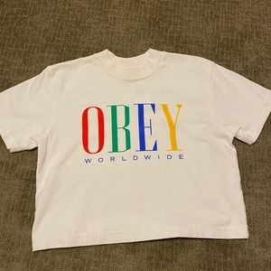 Obey crop top
